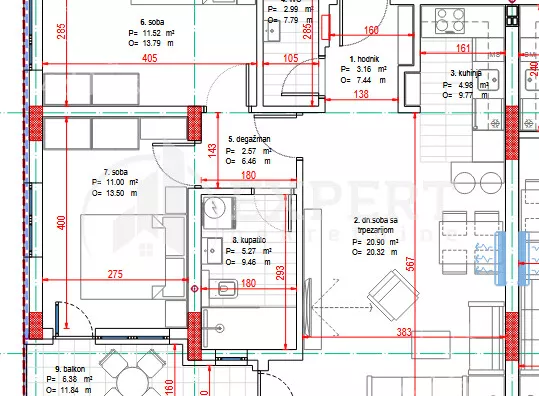 Trosoban stan | 4zida