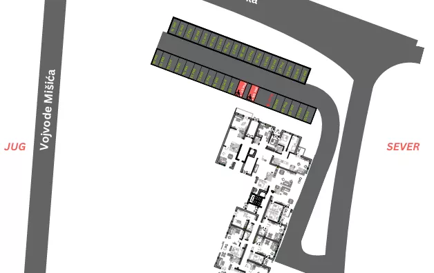 Parking u dvorištu | 4zida