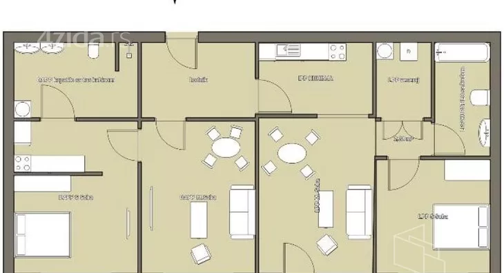 Četvorosoban stan | 4zida