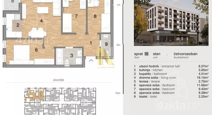 Četvorosoban stan | 4zida