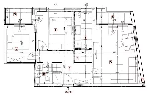Dvosoban stan | 4zida
