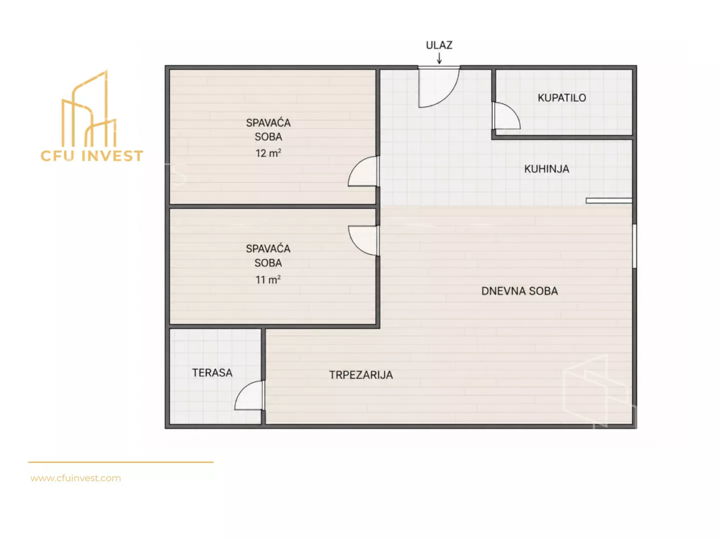 Trosoban stan | 4zida