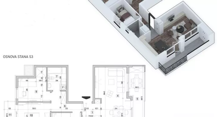 Troiposoban stan | 4zida