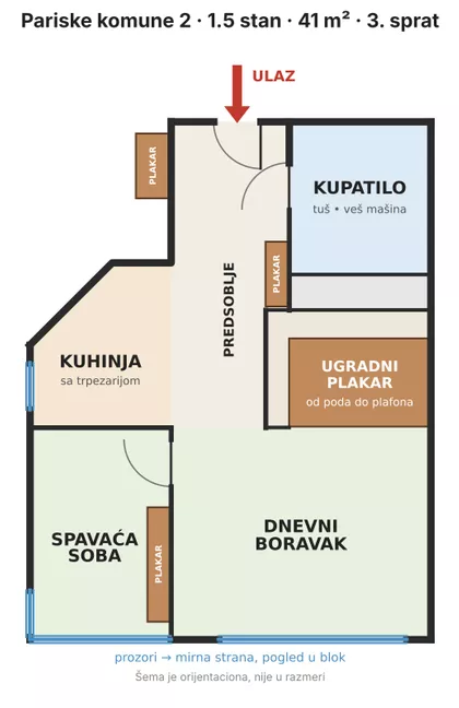 Pariske Komune 2 | 4zida.rs