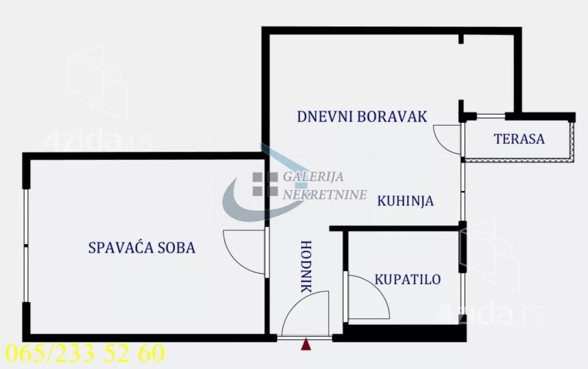 Jednoiposoban stan | 4zida