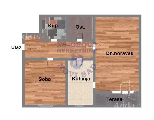 Dvosoban stan | 4zida