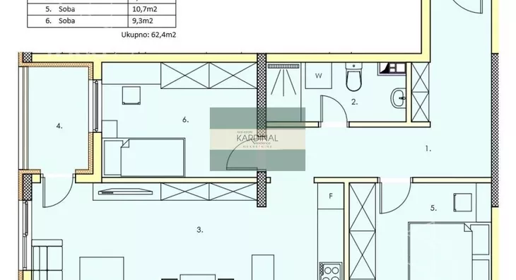 Dvosoban stan | 4zida