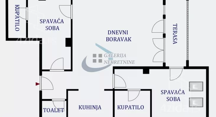 Trosoban stan | 4zida