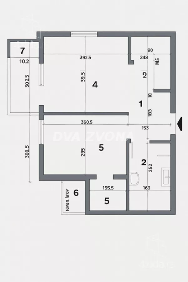 Jednoiposoban stan | 4zida