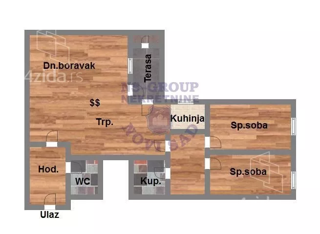 Trosoban stan | 4zida