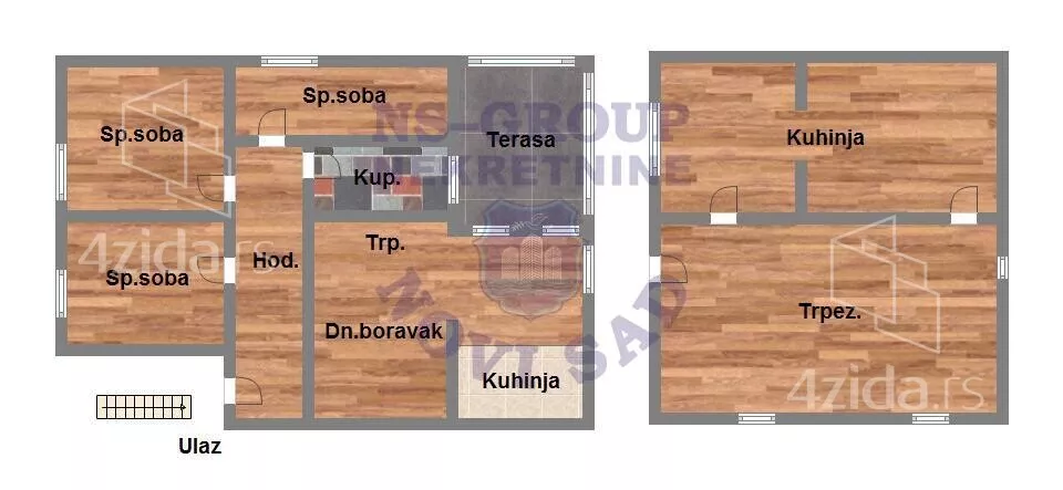 2-etažna kuća | 4zida