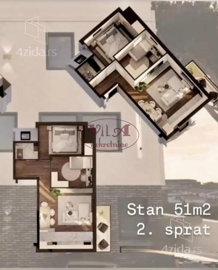 Dvoiposoban stan | 4zida