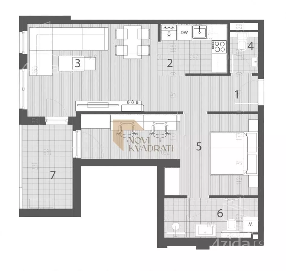 Dvosoban stan | 4zida