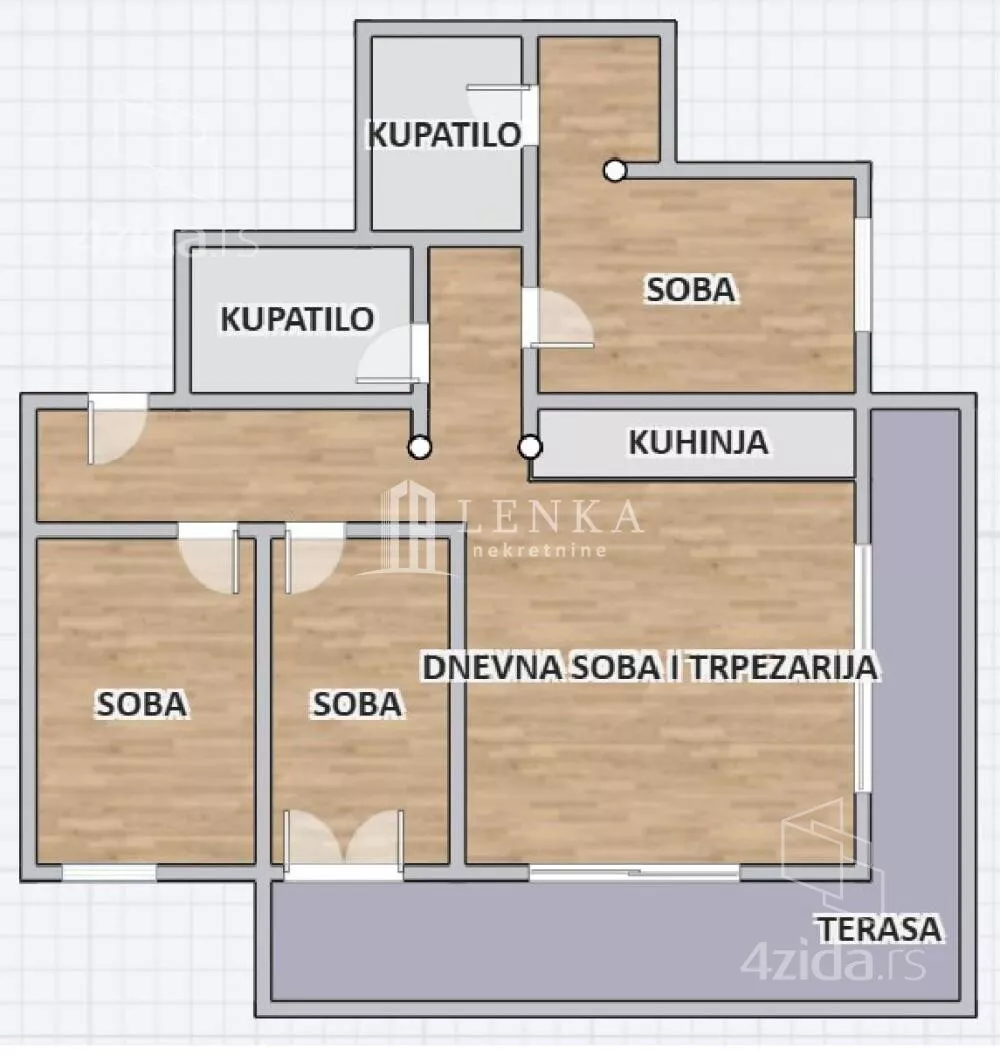 Troiposoban stan | 4zida