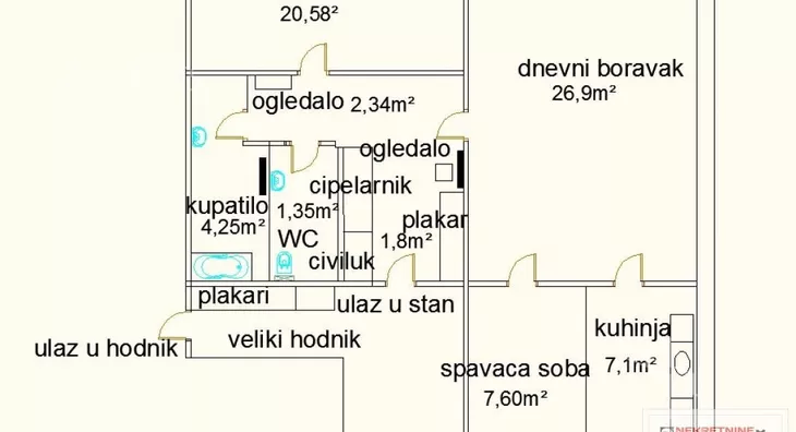 Dvoiposoban stan | 4zida