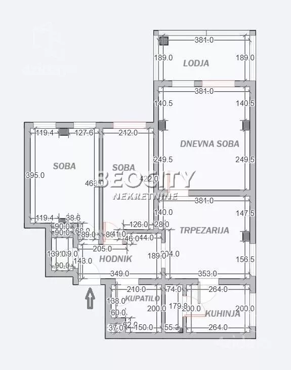 Trosoban stan | 4zida