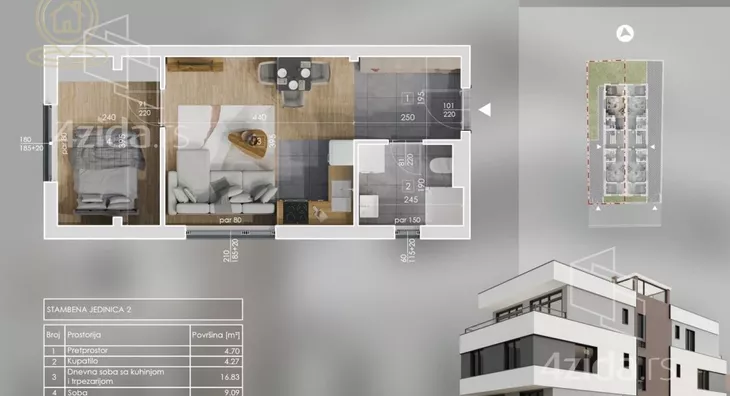 Dvosoban stan | 4zida