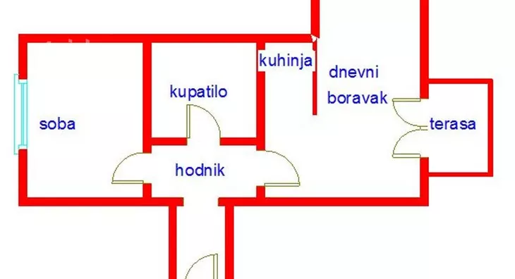 Jednoiposoban stan | 4zida