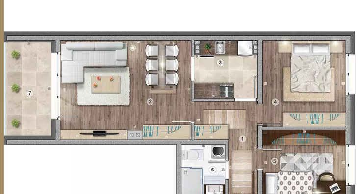 Dvosoban stan | 4zida