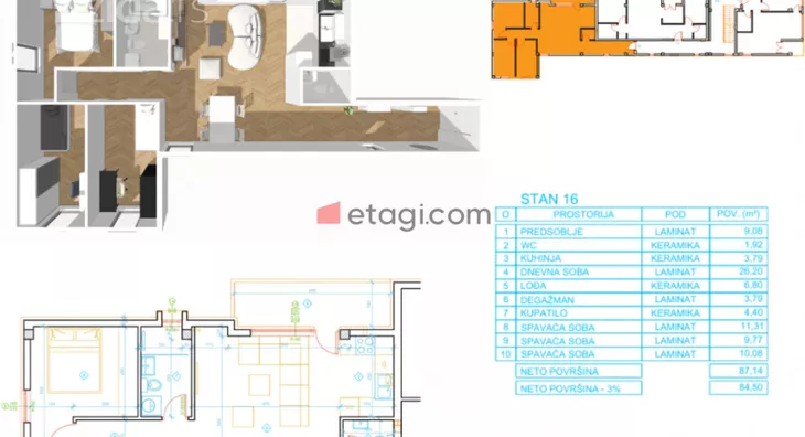 Troiposoban stan | 4zida