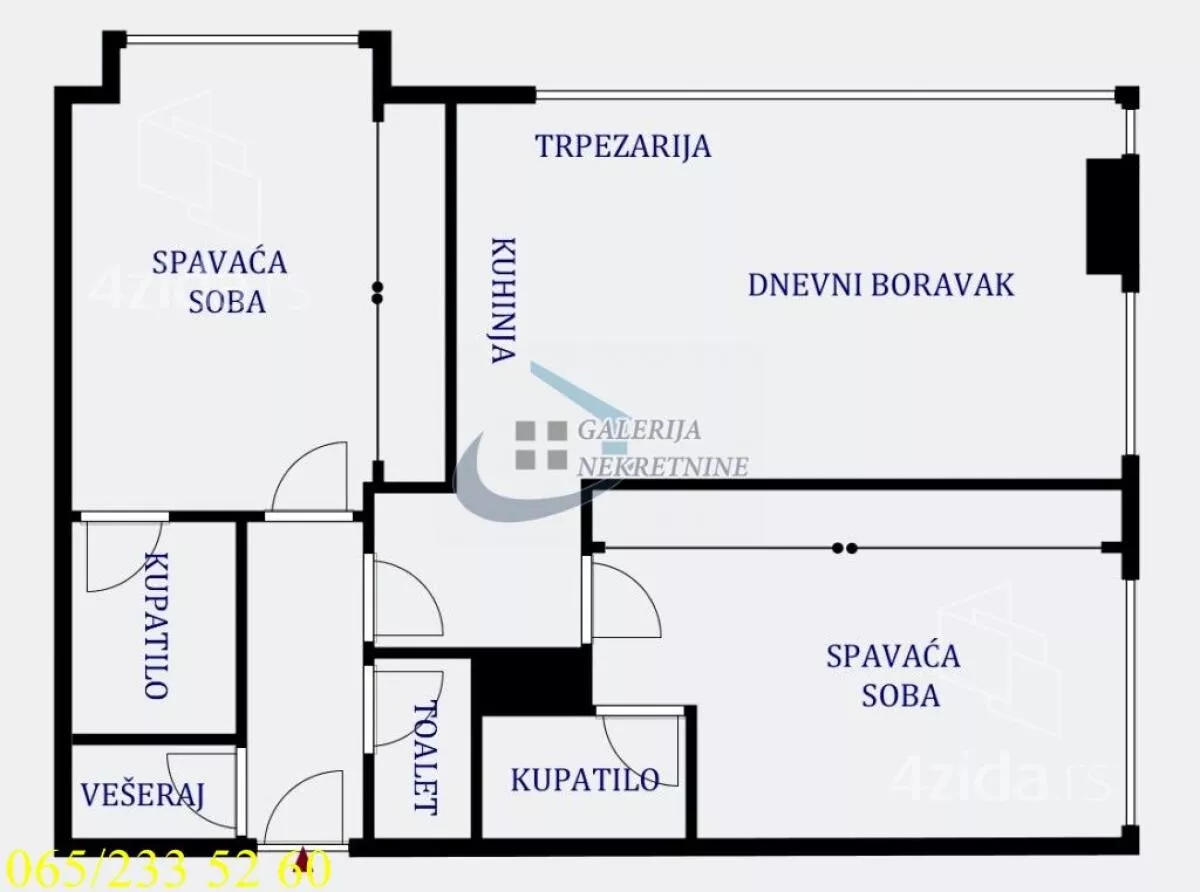 Trosoban stan | 4zida
