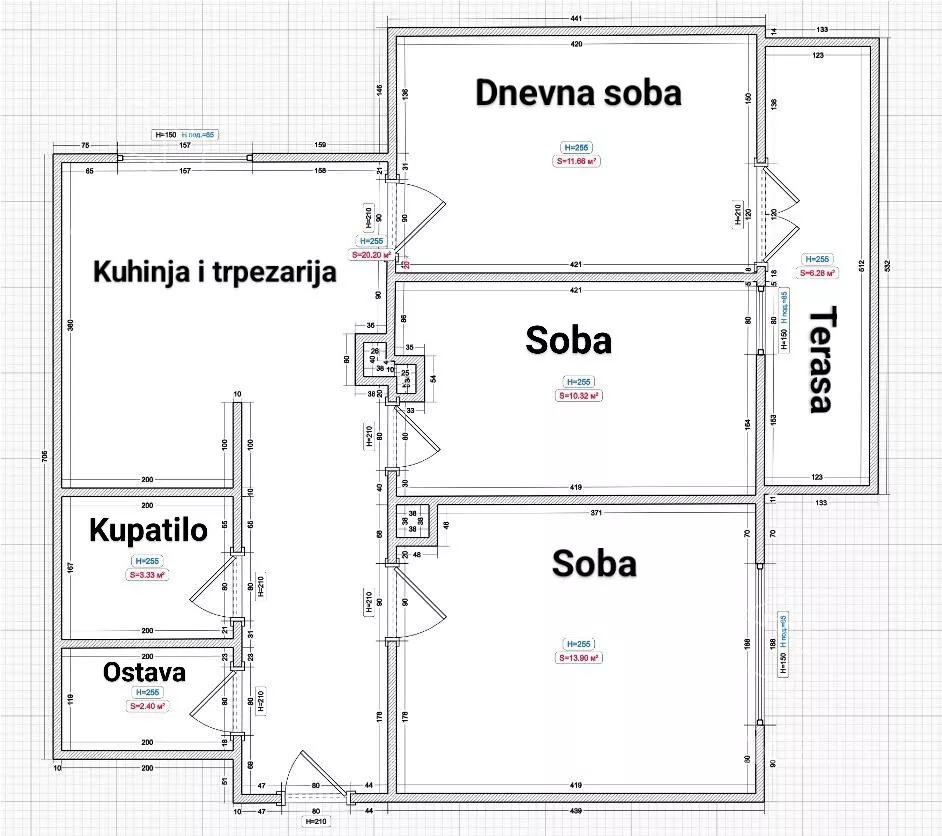 Trosoban stan | 4zida