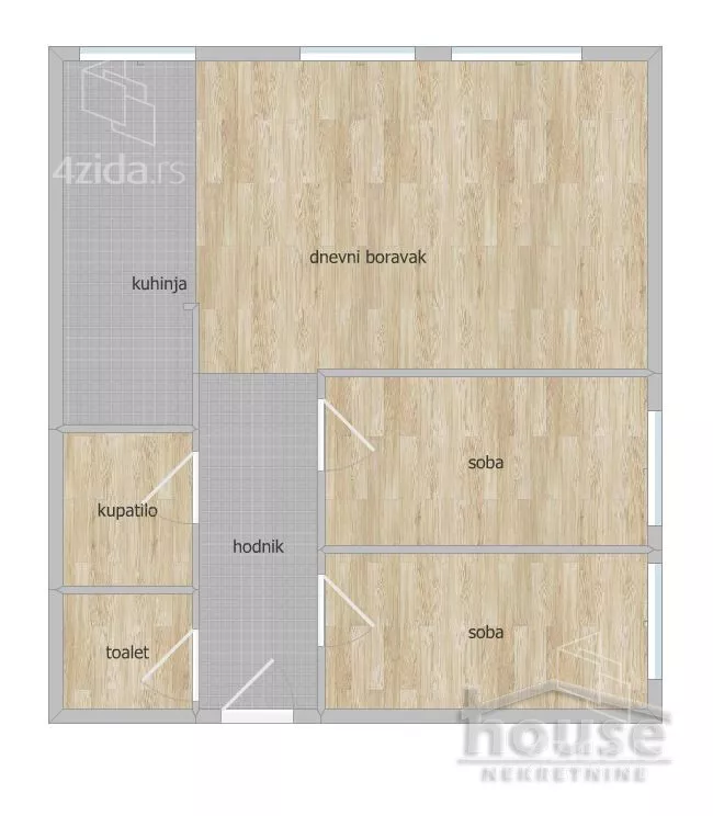 Trosoban stan | 4zida