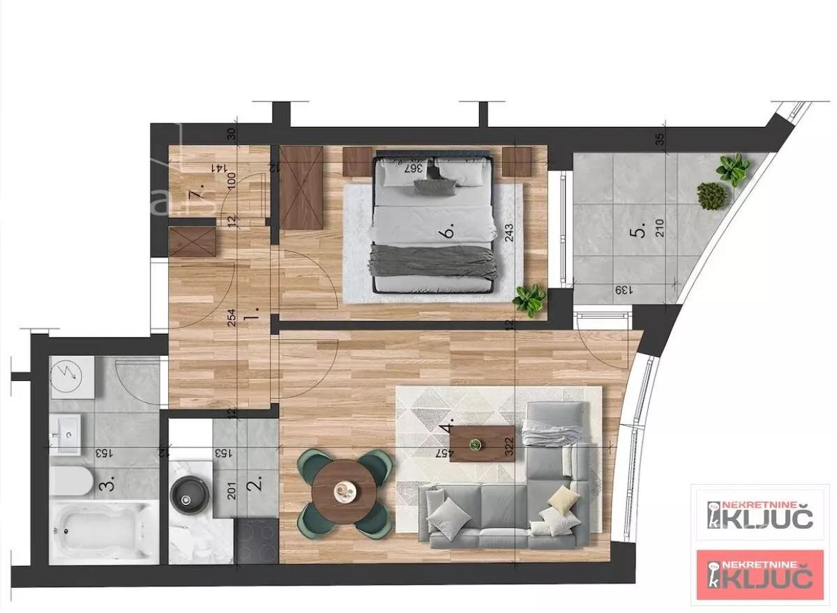 Dvosoban stan | 4zida