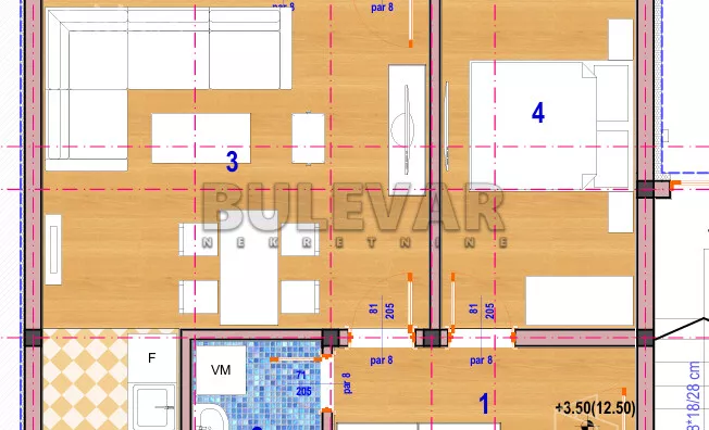 Jednoiposoban stan | 4zida