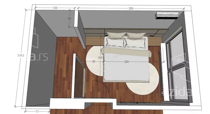 Petosoban stan | 4zida