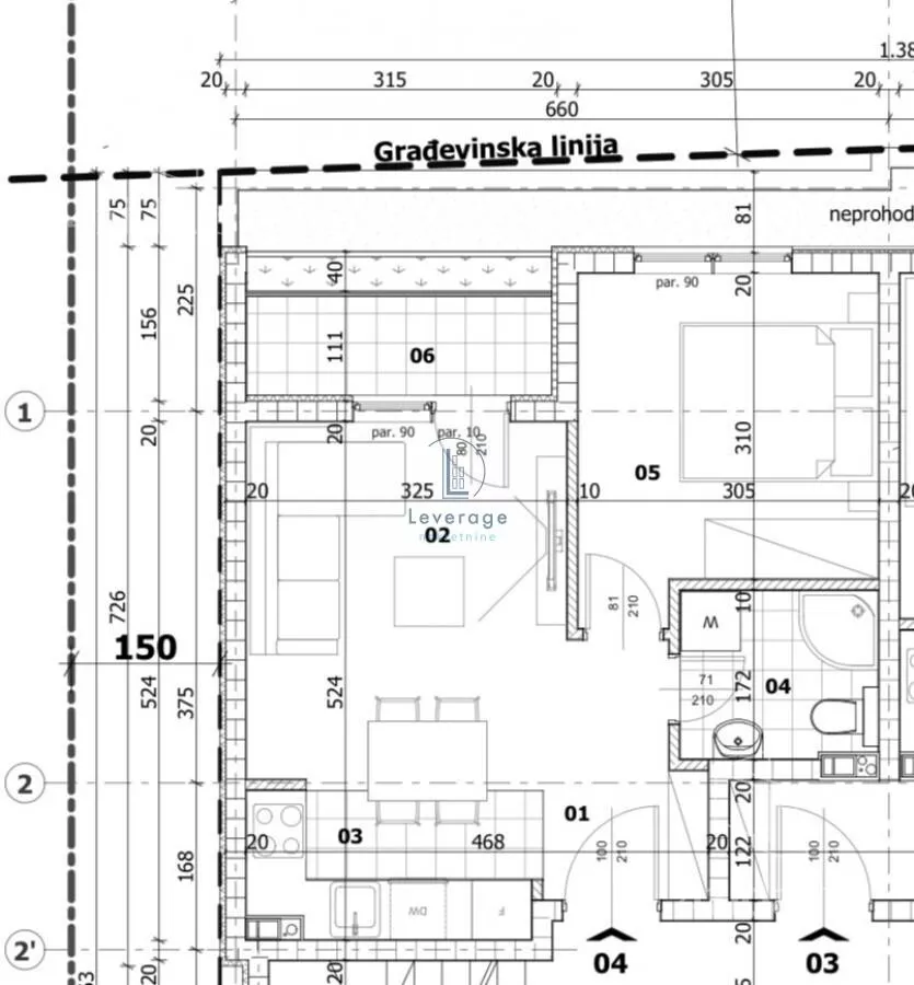 Jednoiposoban stan | 4zida