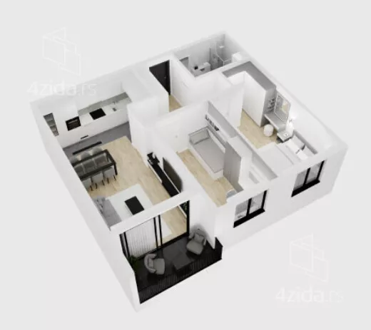 Trosoban stan | 4zida