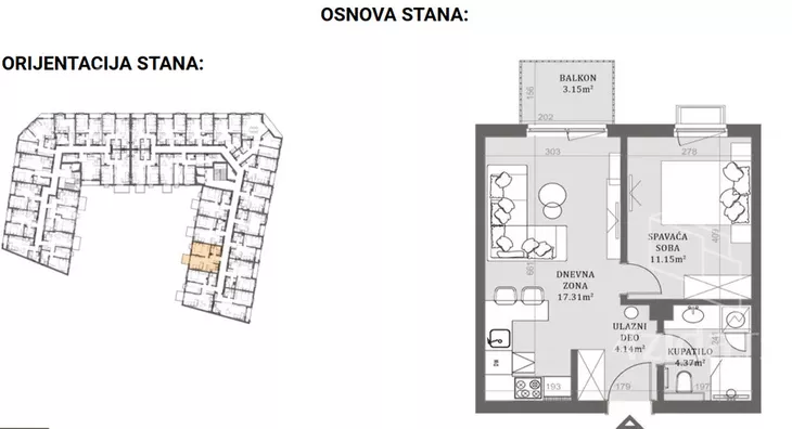 Dvosoban stan | 4zida