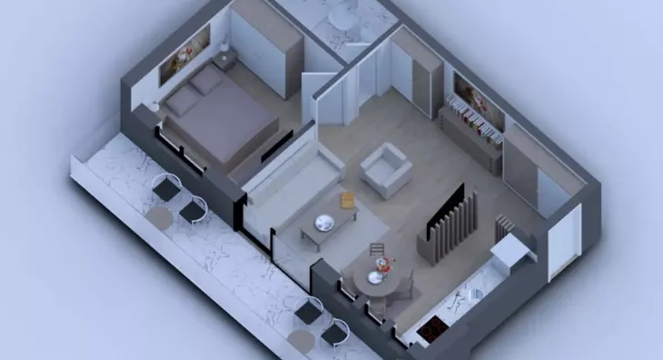 Dvosoban stan | 4zida