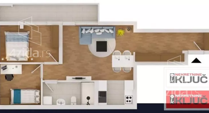 Dvoiposoban stan | 4zida