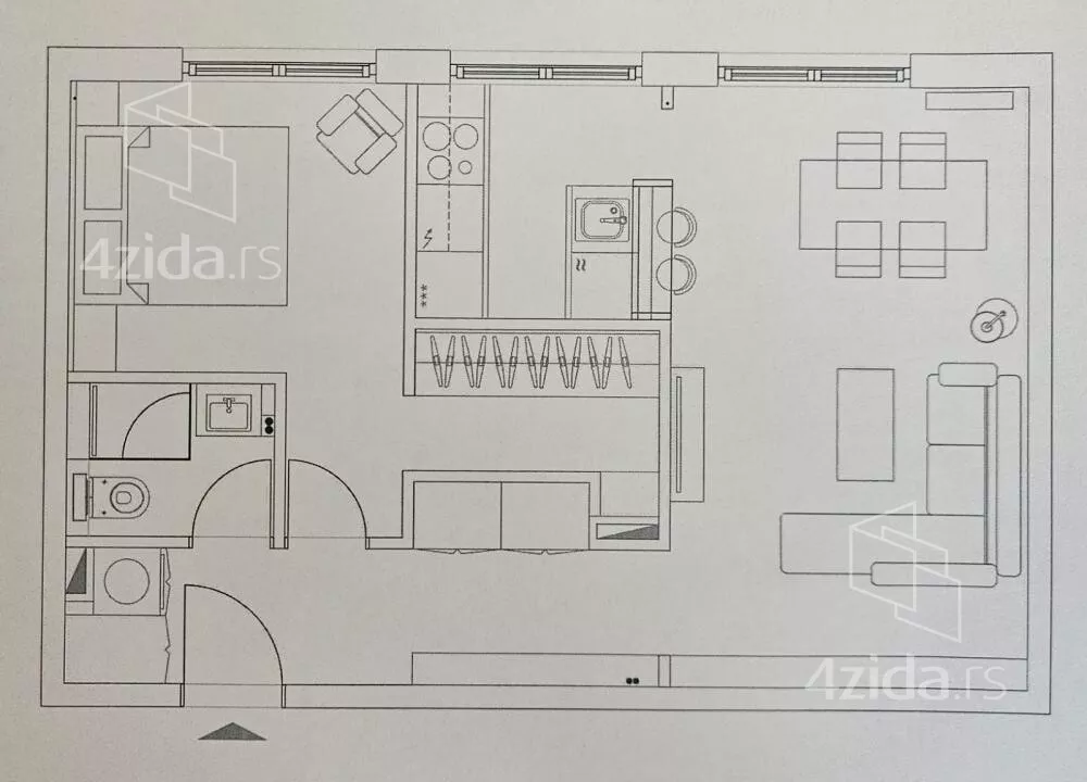Jednoiposoban stan | 4zida
