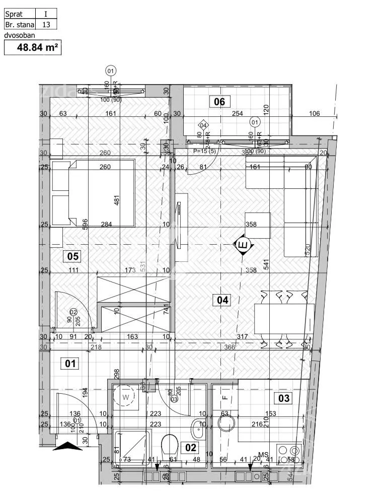 Dvosoban stan | 4zida