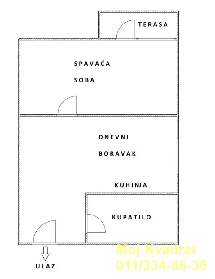 Jednoiposoban stan | 4zida