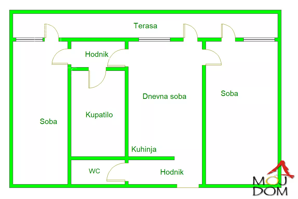 Trosoban stan | 4zida