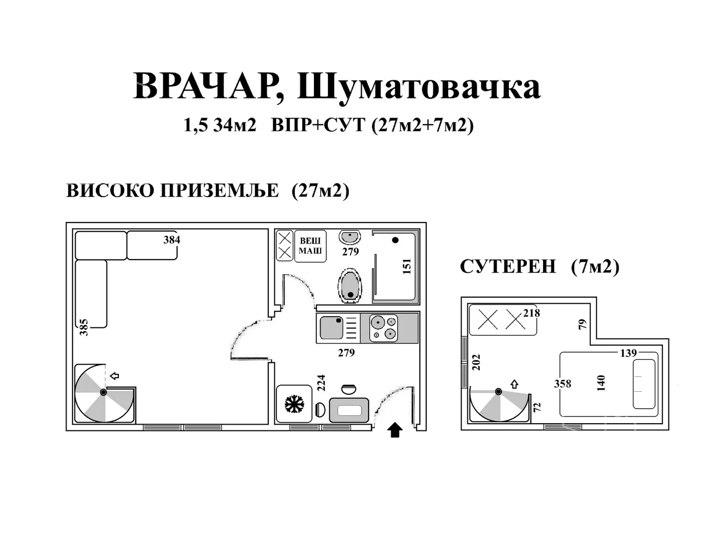 Jednoiposoban stan | 4zida