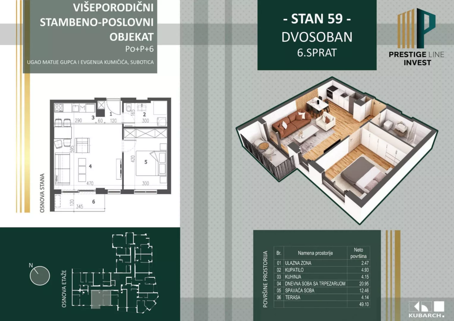 Dvosoban stan | 4zida