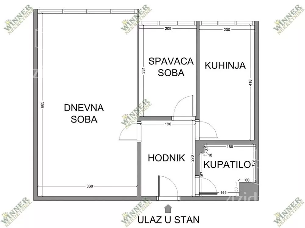Jednoiposoban stan | 4zida