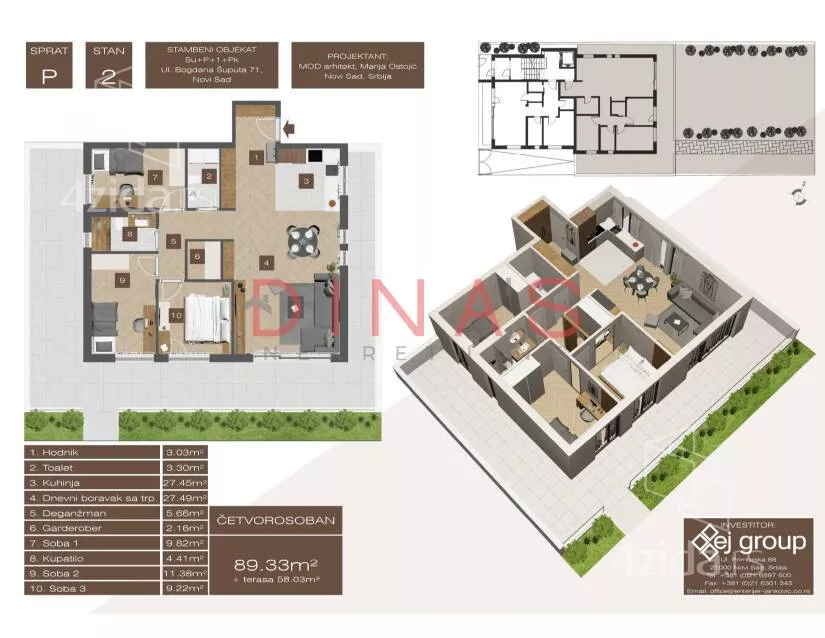 Četvorosoban stan | 4zida