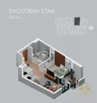 Dvosoban stan | 4zida