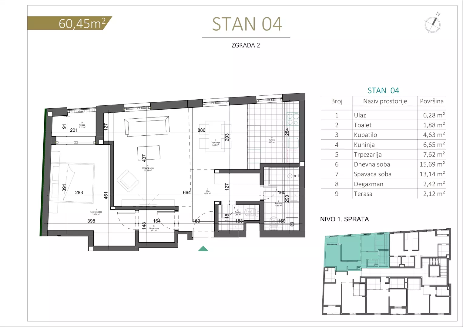 Trosoban stan | 4zida