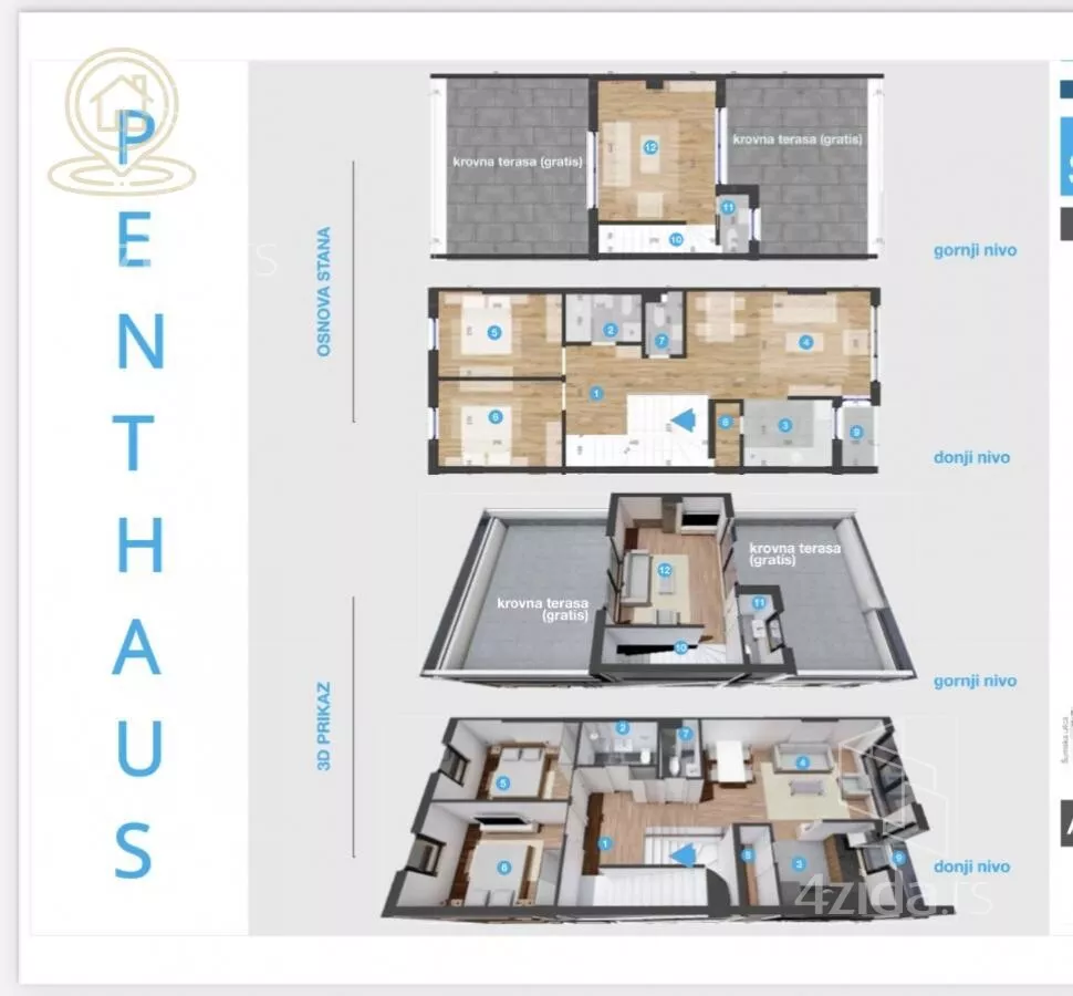 Četvorosoban stan | 4zida