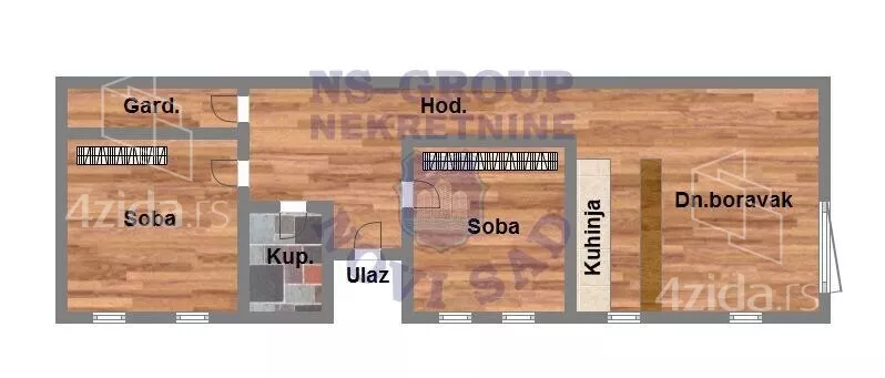 Trosoban stan | 4zida