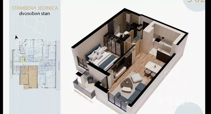 Dvosoban stan | 4zida