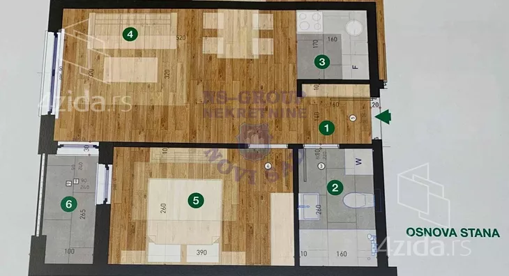 Dvosoban stan | 4zida