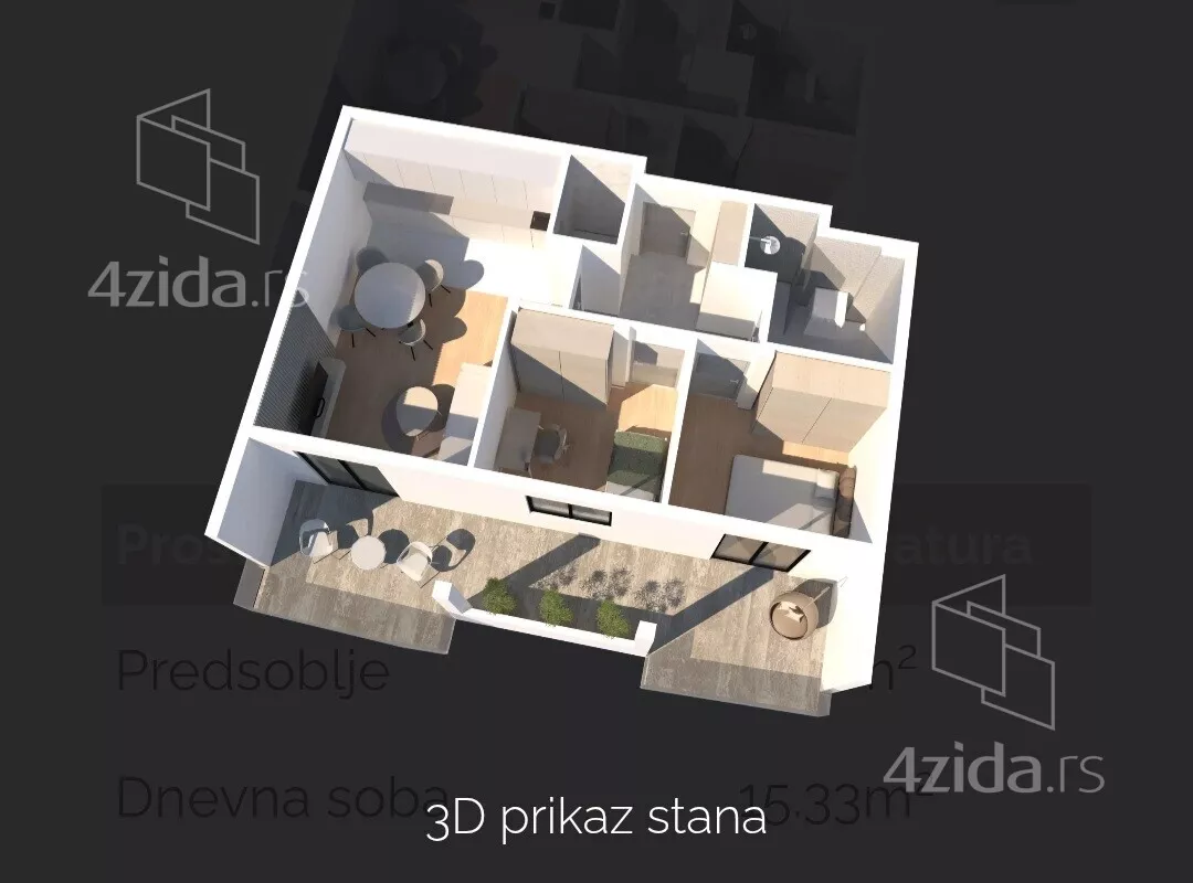 Dvoiposoban stan | 4zida